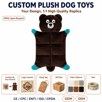 Jouet en peluche réaliste pour animaux de compagnie, durable, non rembourré, avec son, en gros, provenant de Chine, cadeau personnel, fourni directement par l'usine