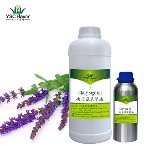 Aceite de salvia natural para blanqueamiento de la piel, líquido amarillo claro de alta calidad