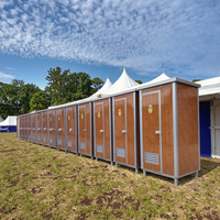 Cabine de Douche et Toilettes Mobiles Préfabriquées au Design Moderne, Prix Usine, Vente Chaude, Module de Salle de Bain Extérieur en Panneaux Sandwich