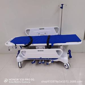 Carrito de Transporte Médico de Emergencia Kerry con Capacidad de Carga de 600 lb y Ruedas Rectas para Uso Hospitalario - Product Image 4