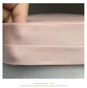 Lead the Industry China Venta al por mayor Cintura de nailon 4Cm Banda elástica doblada Dobladillo Falda Cinturón Ropa Puño Banda elástica - Product Image 5