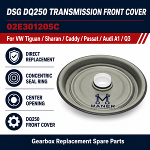 ฝาครอบด้านหน้าเกียร์ MANER DSG DQ250 รุ่น 02E301205C สำหรับ VW Tiguan Sharan Caddy Passat Audi A1 Q3 อะไหล่เปลี่ยนเกียร์ - Product Image 4