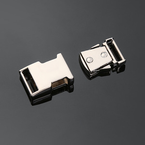 Metal Buckle 13mm Inner Diameter Silver Strong Bag <b>Strap</b> Lock For <b>Backpack</b> Waist Bag Accessories - Product Image 2