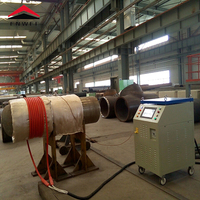 Équipement de chauffage par induction pour tuyaux à bride articulée, traitement thermique post-soudage pour le soulagement des tensions, machine PWHT