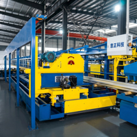 Table de refroidissement pour extrusion d'aluminium 2200T 80KW 380V, Ligne de convoyage PLC avec table de déroulage et tireur de profilés