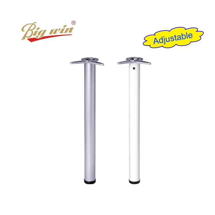 YJ-011 710mm round tube long height adjustable furniture hardware bar coffee dining iron metal table legs