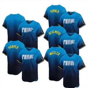 Camiseta de Béisbol Unisex Philadelphia City Connect 2025, Personalizada, Corte Holgado, Bordada, Uniformes Deportivos Juveniles - Product Image 2