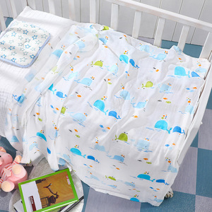 Large Premium Organic Cotton Baby Wrap <strong>Rainbow</strong> Knitted Swaddle Receiving Blanket for Newborn Kids' <strong>Bedding</strong> - Product Image 4