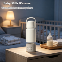 Nouveaux produits pour bébés : chauffe-lait détachable OEM multifonctionnel, chauffe-eau portable, chauffe-biberon pour l'alimentation des bébés