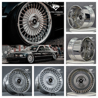 Jantes forgées chromées 18 19 20 pouces 2 ou 3 pièces 5*114.3 pour Nissan EMITZ 350Z 370Z Skyline Silvia GTR R32 R35 Subaru Mazda