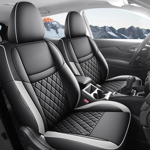 Pour Nissan <span class=keywords><strong>Qashqai</strong></span> J10 J11 Dualis Rogue Sport 5 places, housses de siège sur mesure, accessoires de voiture, cuir Nappa, couverture complète - Product Image 2