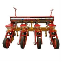 Semoir de haute précision à 4 rangs / Planteuse tractée par tracteur pour terres agricoles / Machine à semer le maïs et le soja pour le marché africain