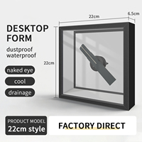 Высокотехнологичный 3D-голографический вентилятор с SD-картой и управлением через мобильное приложение, 15 см, портативный 3D-голографический вентилятор