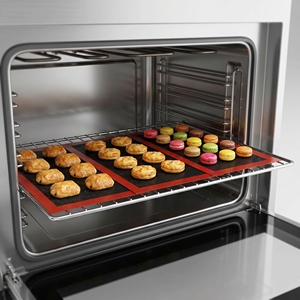 <span class=keywords><strong>Tapis</strong></span> de cuisson en silicone perforé certifié FDA, <span class=keywords><strong>tapis</strong></span> à mailles antiadhésif pour boulangerie, logo personnalisé, résistant à la chaleur, doublure de four - Product Image 5