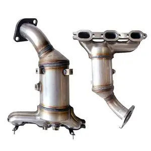 Kualitas tinggi knalpot baja tahan karat Manifold konverter katalis Fit langsung untuk 2013-2016 Dodge Dart FIAT 500X 2.0L 2.4L