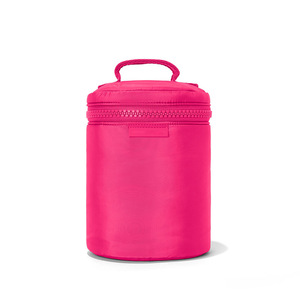 Bolso cilíndrico portátil marrón claro, diseño práctico, bolso de viaje para uso diario. - Product Image 2