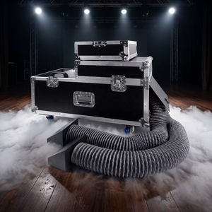 Machine à brouillard basse à double tête 3000W à base d'eau, contrôle DMX512, pour effets de scène, mariage, événement, concert, fête - Product Image 1