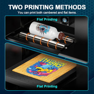 Nhỏ LED phẳng trực tiếp UV máy in logo Cmyk + W W mực màu mini A4 Kích thước UV chai máy in trường hợp điện thoại máy in phun - Product Image 3