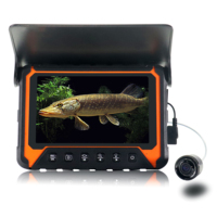 Caméra de pêche sous-marine HD 5 pouces, caméra de recherche de poissons, caméra sous-marine à large champ de vision avec câble de 15 m/30 m