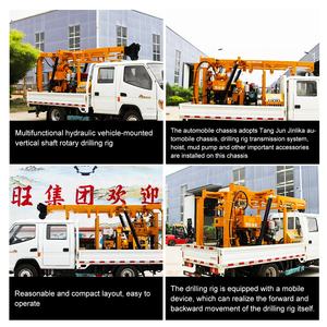 Machine de forage hydraulique, camion de forage d'eau, machine de forage de puits d'eau montée sur camion de 600 m - Product Image 4