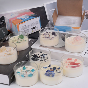 Fatti a mano profumata cera di soia tarocchi di cristallo candela per il trattamento spirituale bassa quantità di ordine minimo per uso di nozze e Bar - Product Image 5