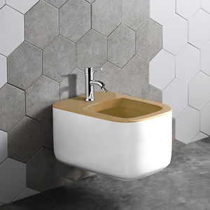 Asiento de Bidé de Cerámica para Inodoro, Bidé Moderno de Porcelana para Mujer, Bidé de Pared, Directo de Fábrica - Product Image 6