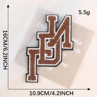 Insignia bordada personalizada para ordenador, etiqueta de tela, chenilla