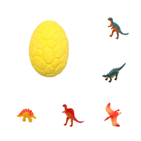 Bombes de bain amusantes et colorées, marque privée, naturelles, véganes, effervescentes, en forme d'œuf de dinosaure pour enfants avec jouets à l'intérieur