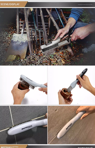 Di alta qualità spazzola a filo manuale in <span class=keywords><strong>acciaio</strong></span> <span class=keywords><strong>inox</strong></span> per la rimozione delle scorie per la pulizia industriale e domestica - Product Image 5