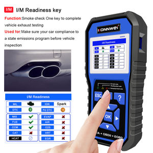 Konnwei KW450 pemindai diagnostik OBD2 mobil sistem penuh, pemindai diagnostik ABS Reset minyak Baterai cocok memeriksa lampu mesin garansi 3 tahun - Product Image 5