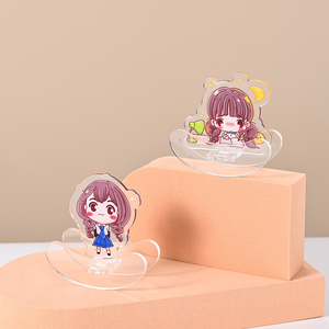 [Diseño Personalizado] Soporte de Escritorio Acrílico Transparente de Doble Capa con Forma Especial para Fotos, con Personajes de Anime y Música Rock - Product Image 3