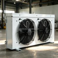 Équipement de réfrigération à température constante de type sur pied, avec sortie d'air horizontale supérieure et condenseur à deux ventilateurs