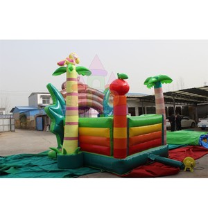 Alquiler Comercial de Castillo Inflable con Tobogán con Certificación CE, Temática de <span class=keywords><strong>Monos</strong></span>, Personalizable, Fácil de Instalar para Fiestas en el Patio Trasero - Product Image 6