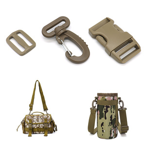 Plastic Snap <b>Hook</b> Black General Industry Outdoor Backpack Strap Carabiner Clip Accessory - Product Image 2