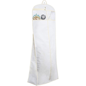 定制徽标印花聚丙烯新娘礼服服装袋，可定制颜色，批发长款晚礼服婚纱 - Product Image 4