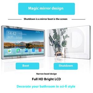 Android Smart WIFI untuk kamar mandi <span class=keywords><strong>TV</strong></span> tahan air <span class=keywords><strong>22</strong></span> inci HD 1080p LED lampu latar antarmuka LAN dekorasi Villa Hotel - Product Image 4