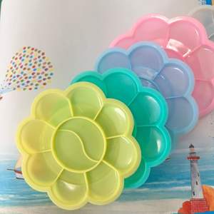 Paleta de colores de pintura acrílica de acuarela DIY para niños Little Plum Blossom para arte de grafiti y dibujo Material plástico duradero - Product Image 1