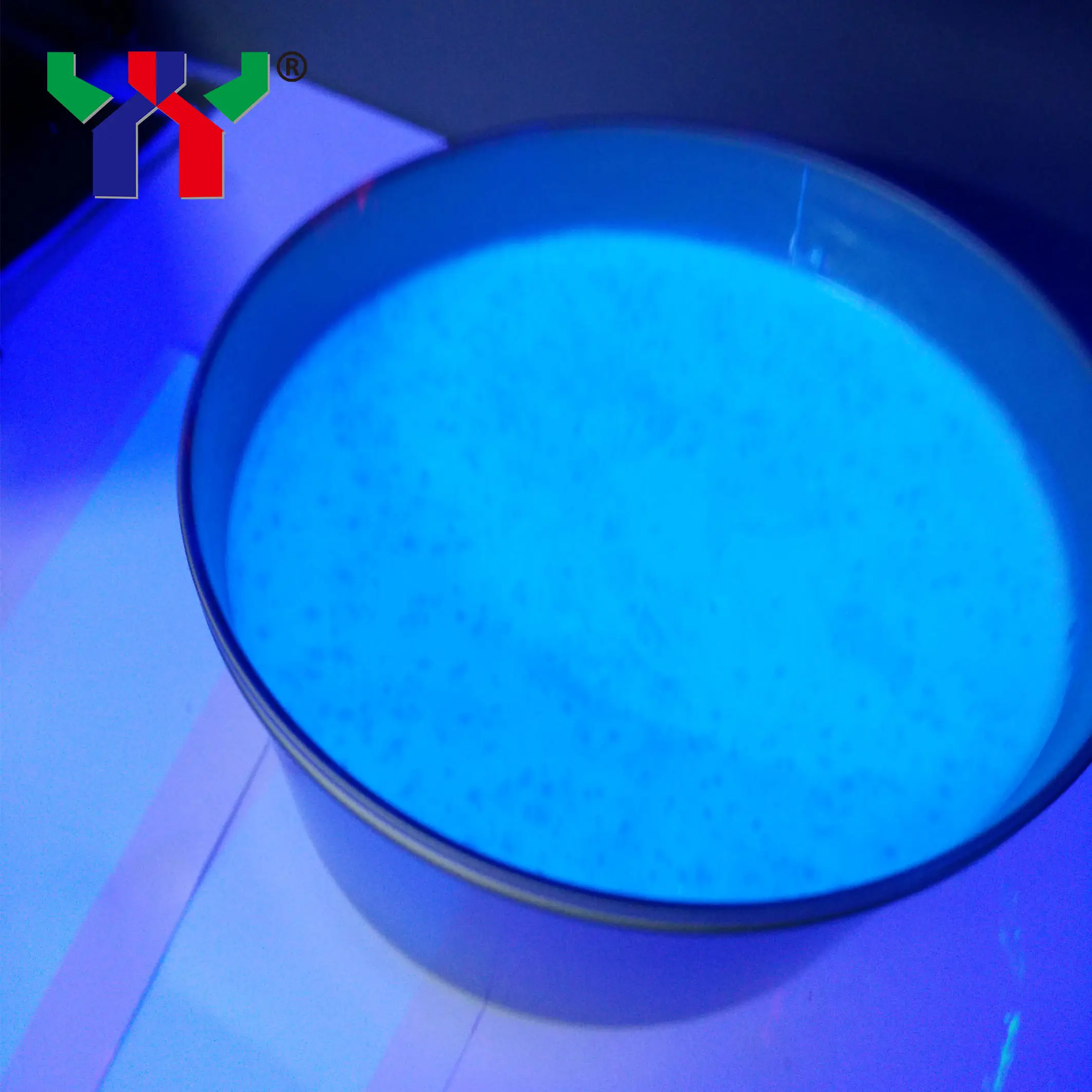 Cetak Offset Tinta Tak Terlihat UV Tinta Tak Terlihat, Warna Biru, 500 Gram