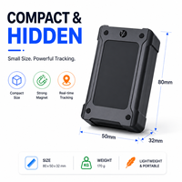 Traceur GPS sans fil 4G LTE pour véhicule, remorque, conteneur, localisateur GPS magnétique caché