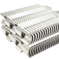 Aimant à arc à segment personnalisé N50 N52 Stator de rotor de moteur Tuile magnétique Aimant permanent Matériaux magnétiques Imanes De Neodimio