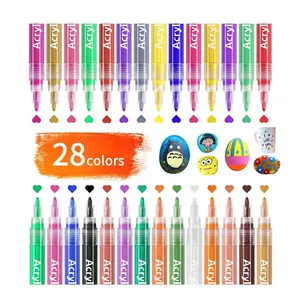 Art Supplies Marker Pens And Acrylic Paint Marker Pens