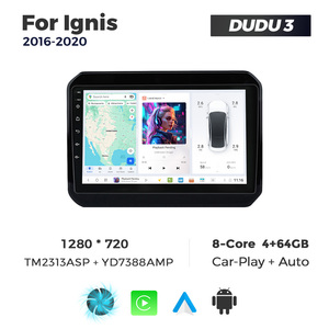 Systèmes multimédias automobiles Android DUDU pour Suzuki Ignis 2016-2020 avec écran, navigation, musique, CarPlay et Android <span class=keywords><strong>Auto</strong></span> - Product Image 2