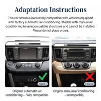 Radio para Auto con Pantalla Vertical de 9.7" para Toyota RAV4 (2014-2.18), con Sistema Multimedia Inalámbrico Android Auto y CarPlay, Unidad Principal con Bluetooth 4G