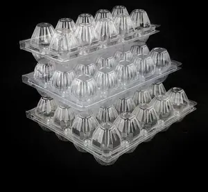 Großhandel Clear 15 Cell 10 Cell Pack Kunststoffs chale Verpackung Kunststoff Eier ablage Blister ablage für Ei