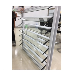 Thiết Kế Hiện Đại Jalousie <span class=keywords><strong>Windows</strong></span> Ở Philippines Cửa Văn Phòng Với Cửa Sổ Kính - Product Image 4