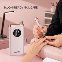 Machine à ongles électrique portable pour usage domestique, kit de lime électrique, outils de manucure pour le limage des ongles en acrylique et gel, fournitures de salon