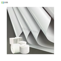 Papier d'emballage et d'impression en gros, carton et papier cartonné 150g 157g, papier d'impression brillant pour imprimante laser et flyers