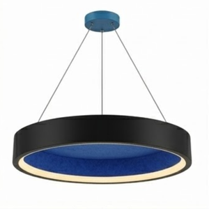 โคมไฟเพดาน LED ทรงกลมแบบอะคูสติก พร้อมแผ่น PET ดูดซับเสียง สำหรับสำนักงาน ห้องประชุม และพื้นที่เชิงพาณิชย์ - Product Image 4
