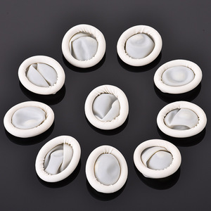 Doigts protège-doigts jetables blancs sans poudre en latex pour accessoires de beauté, nail art et maquillage permanent - Product Image 4
