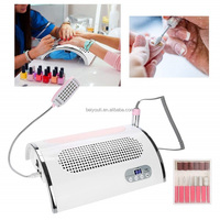 Perceuse à ongles électrique 5 en 1, 30000 tr/min, polisseuse, nettoyeur de poussière d'ongles, Machine d'aspiration, lime à ongles, Gel de séchage, dispositif de manucure